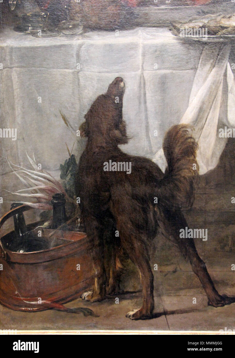 . Inglese: dipinti di Chardin al Louvre . 3 dicembre 2013, 16:26:35. Sailko Chardin, il buffet, 1728, 02 della canna da zucchero Foto Stock