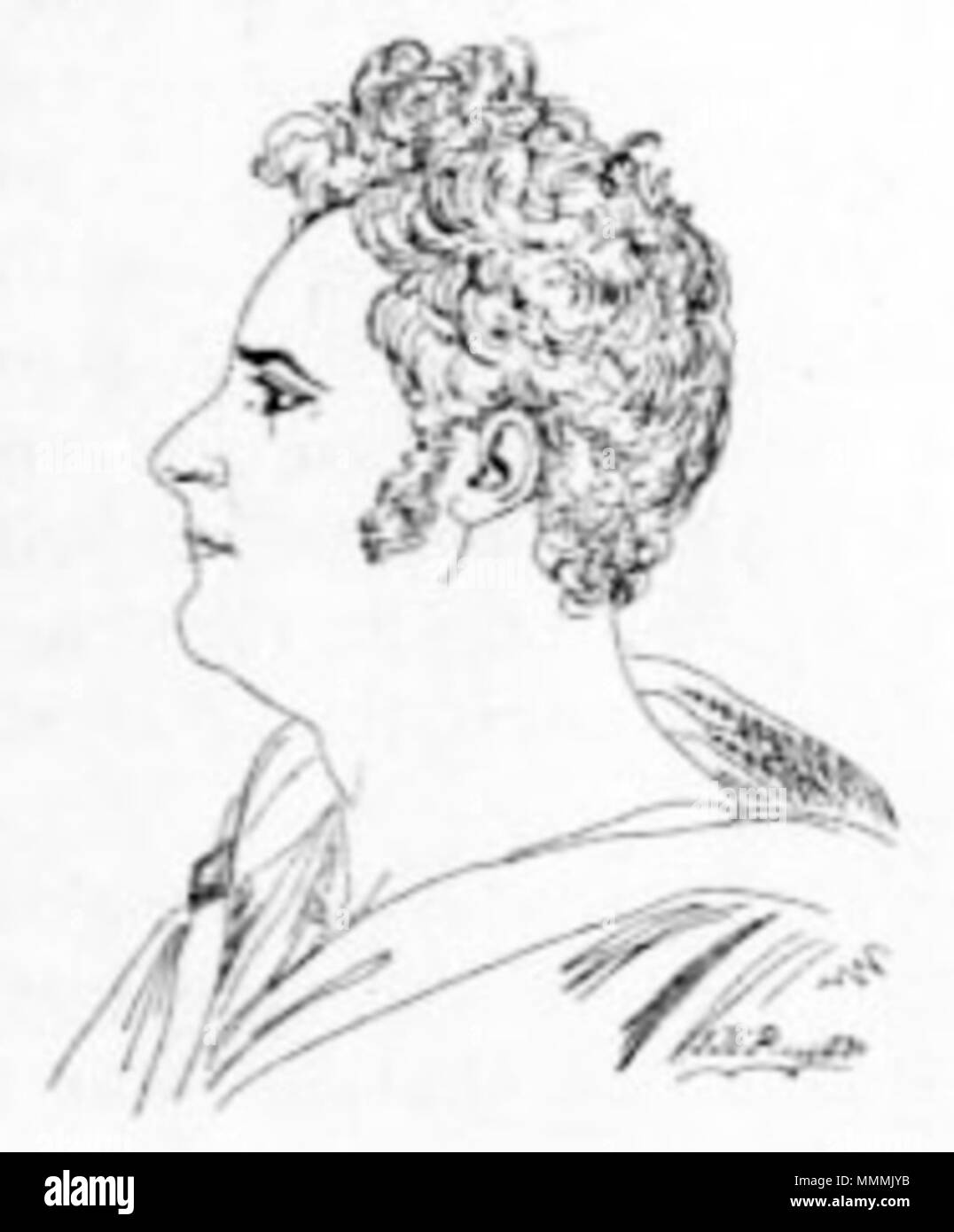 . Inglese: Axel Cederholm come Appius Svenska: Axel Cederholm Appius som . 1824. Nils Personne (testo), Leonard Henrik Roos af Hjelmsäter (immagine) 175-Axel Cederholm-Svenska teatern 3 Foto Stock