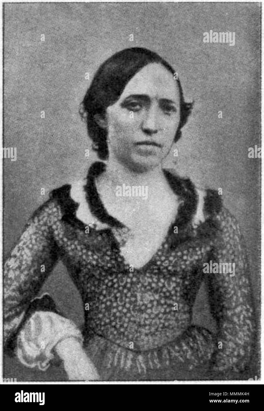 . Inglese: Andrea Kretzmer, ballerina danese c. 1830 Svenska: Andrea Kretzmer, dansk balettdansös ca 1830 . 1917. Nils Personne (testo), Sconosciuto (immagine) 015-Andrea Kretzmer - PST7 Foto Stock