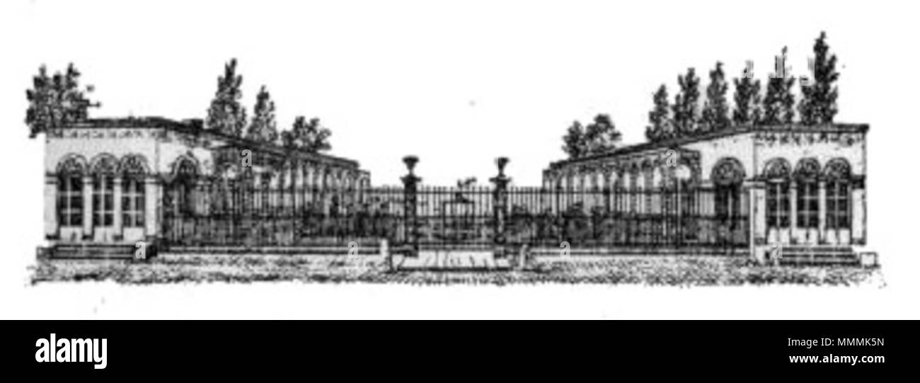 . Inglese: Davidson padiglioni, Stoccolma Svenska: Davidsons paviljonger, Stoccolma . circa 1835. Nils Personne (testo), Sconosciuto (immagine) 149-Davidsons paviljonger-PST7 Foto Stock