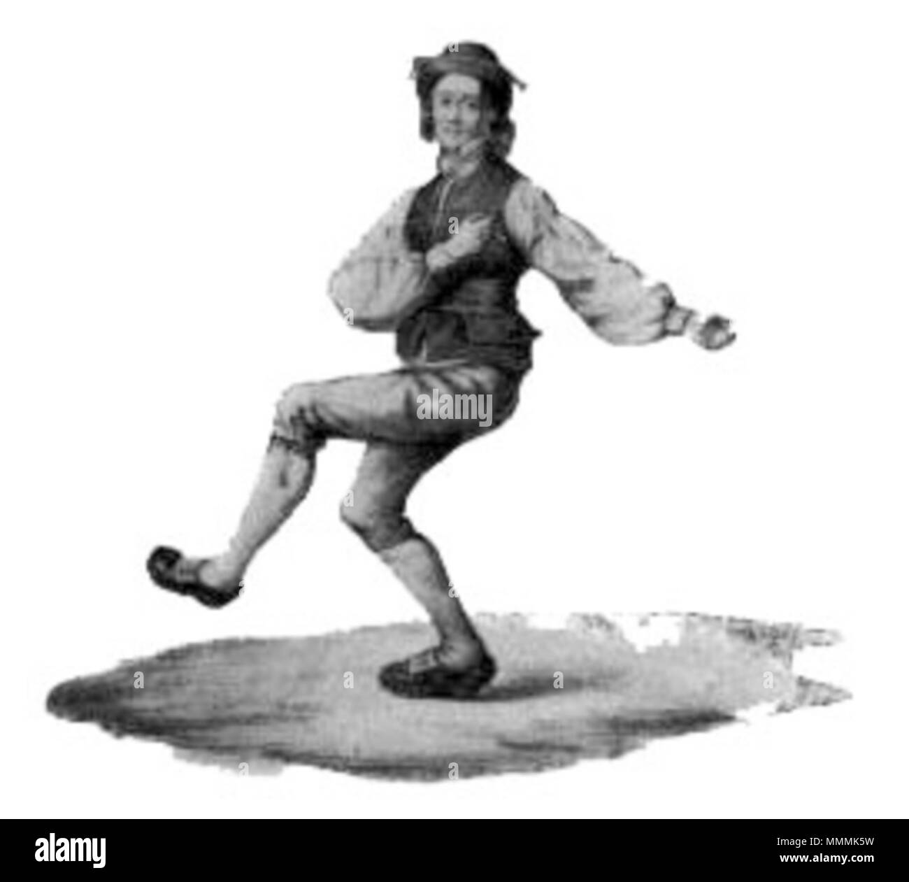 . Inglese: Vilhelm Pettersson come un uomo da Dalecarlia Svenska: Vilhelm Pettersson som dalkarl i "Ett nationaldivertissement' . circa 1835. Nils Personne (testo), J. V. Wallander (immagine) 155-Vilhelm Pettersson dalkarl som-PST7 Foto Stock