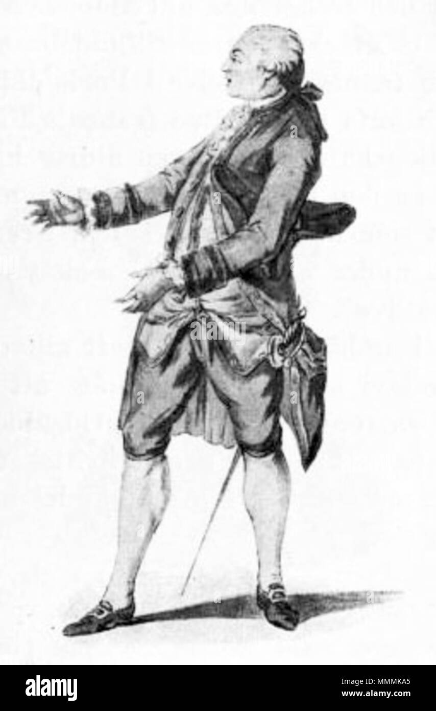 149-Kostymbild Molé Foto Stock