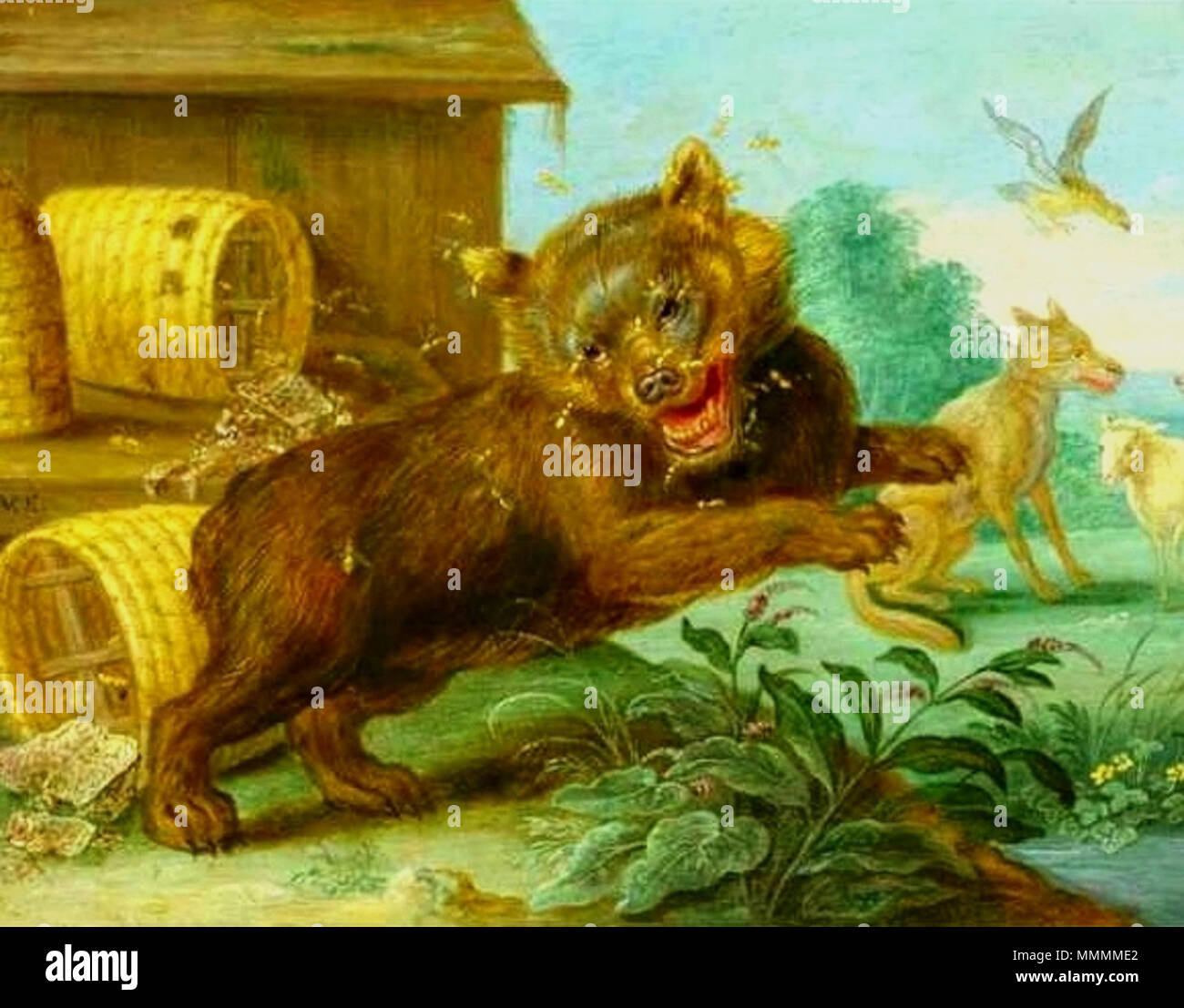 La favola di orso e api. 1672. Jan van Kessel il Vecchio (1626-1679) nomi alternativi Jan van Kessel (MI), Jan van Kessell Descrizione Belgian-Flemish illustratore botanico e pittore Data di nascita e morte 5 aprile 1626 (battezzato) 17 aprile 1679 Luogo di nascita e morte Anversa Anversa periodo di lavoro tra circa 1640 e circa 1679 sede di lavoro Anversa (1640 - 1679) Autorità di controllo : Q515553 VIAF:?7660683 ISNI:?0000 0001 1591 8234 ULAN:?500029504 LCCN:?no2011036185 WGA:?Kessel, Jan van, ho WorldCat Bear &AMP; le api van Kessel Foto Stock