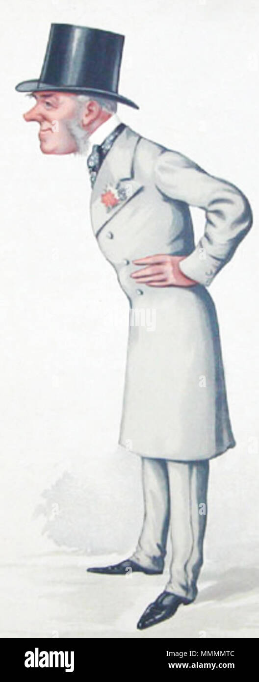 . La caricatura di George Coventry, 9° Conte di Coventry. Leggere la didascalia "Covey'. . 1881. Carlo Pellegrini (1839-1889) nomi alternativi Lo Strinare, Ape Descrizione artista italiano e caricaturista Data di nascita e morte 25 Marzo 1839 22 gennaio 1889 Luogo di nascita e morte Capua Londra sede di lavoro London Authority control : Q935877 VIAF: 91408204 ISNI: 0000 0001 1684 9584 ULAN: 500106277 LCCN: N94116782 NLA: 35070756 WorldCat 9° Conte di Coventry Foto Stock