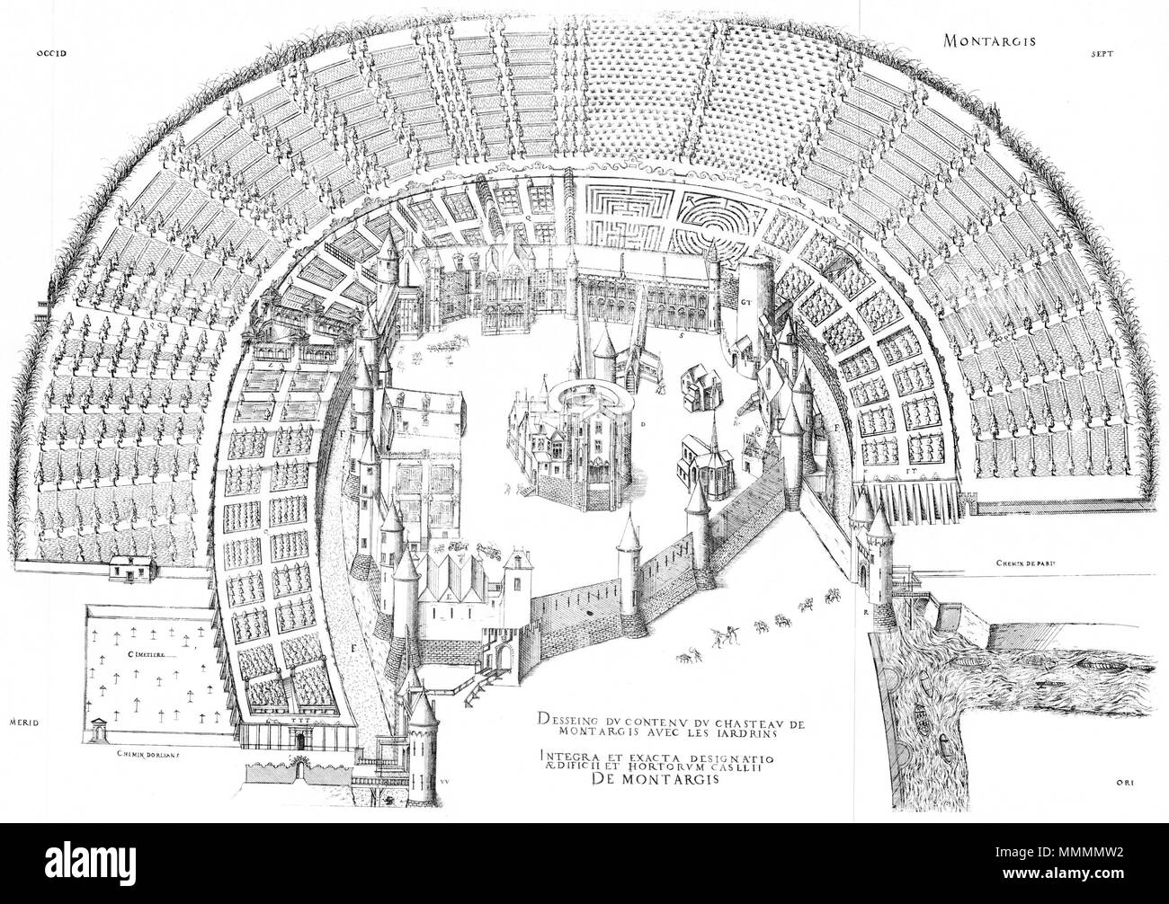 . Inglese: incisione da Le premier volume des plus eccellenti Bastiments de France da Jacques I Androuet du Cerceau: Château de Montargis: Bird's-eye guardando ad ovest . 1576. Jacques mi Androuet du Cerceau (1510-1585) nomi alternativi Jacques Androuet; Jacques Androuet du Cerceau l'Ancien; Jacques Androuet Du Cerceau; Jacques Androuet DuCerceau; Jacques Androuet Ducerceau Descrizione architetto francese, rame incisore e disegnatore padre di Baptiste Androuet du Cerceau padre di Jacques II Androuet du Cerceau Data di nascita e morte 1510 o 1512 Gennaio 1584 Luogo di nascita e morte Foto Stock . Inglese: incisione da Le premier volume des plus eccellenti Bastiments de France da Jacques I Androuet du Cerceau: Château de Montargis: Bird's-eye guardando ad ovest . 1576. Jacques mi Androuet du Cerceau (1510-1585) nomi alternativi Jacques Androuet; Jacques Androuet du Cerceau l'Ancien; Jacques Androuet Du Cerceau; Jacques Androuet DuCerceau; Jacques Androuet Ducerceau Descrizione architetto francese, rame incisore e disegnatore padre di Baptiste Androuet du Cerceau padre di Jacques II Androuet du Cerceau Data di nascita e morte 1510 o 1512 Gennaio 1584 Luogo di nascita e morte Foto Stock