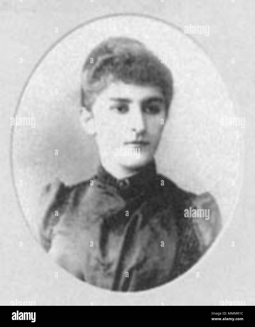 . Inglese: la principessa Anastasia Petrović-Njegoš del Montenegro . tra circa 1895 e circa 1900. Unknown 43 Anastasia von Montenegro01 Foto Stock