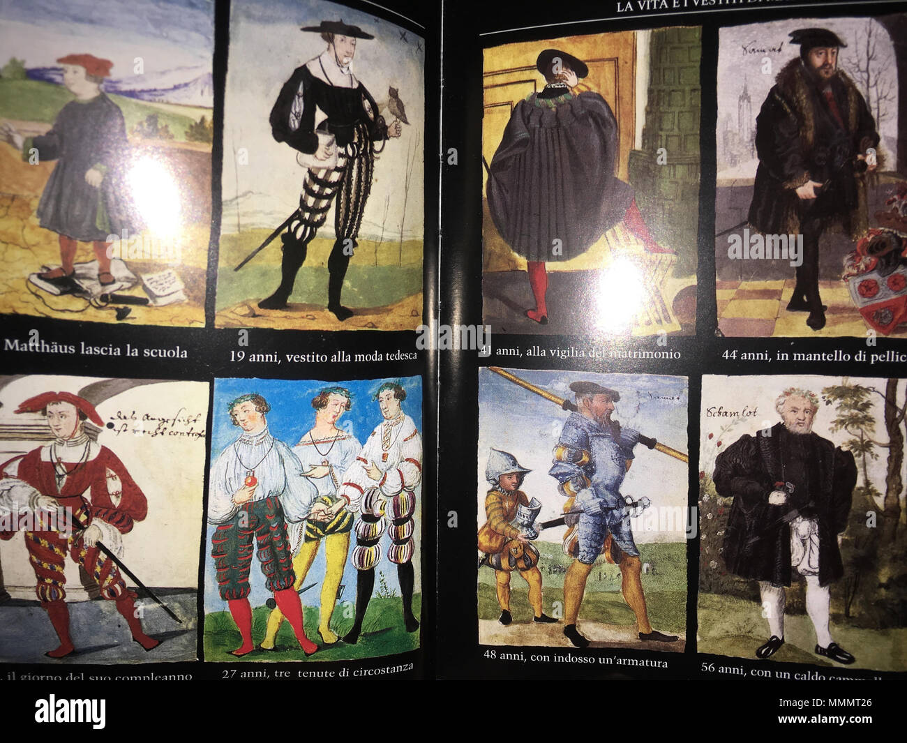 Immagini nel libro La Moda, pagg. 68-69 Foto Stock