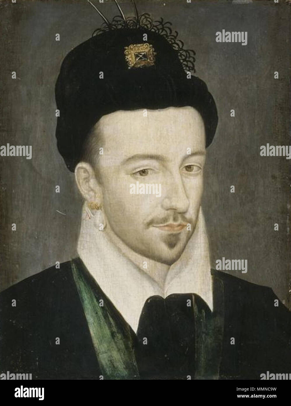 Ritratto di Enrico III di Francia (1551-1589). circa 1571-1581. Enrico III Versailles Foto Stock