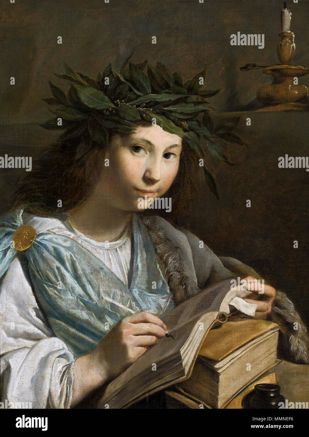 Clio musa della Storia.. prima del 1634. Moreelse Clio musa della