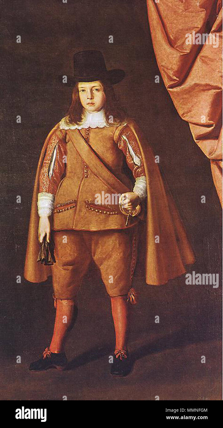 Francisco de Zurbarán - Ritratto del duca di Medinaceli - WGA26074 Foto Stock