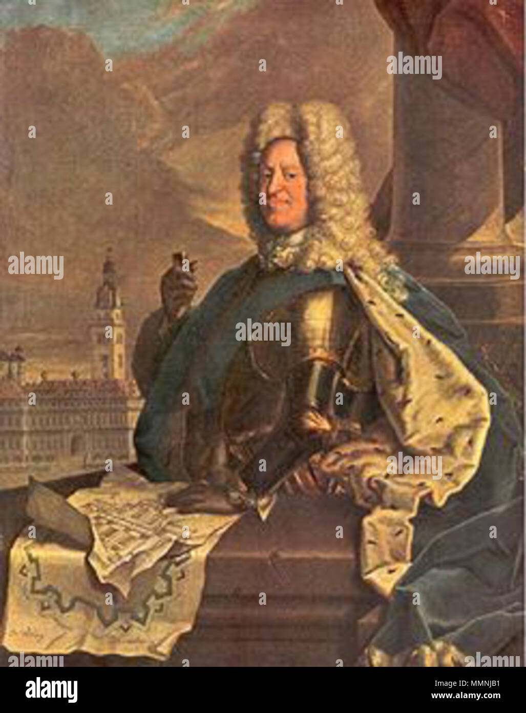 Augusto Guglielmo duca di Brunswick-Lüneburg Foto Stock