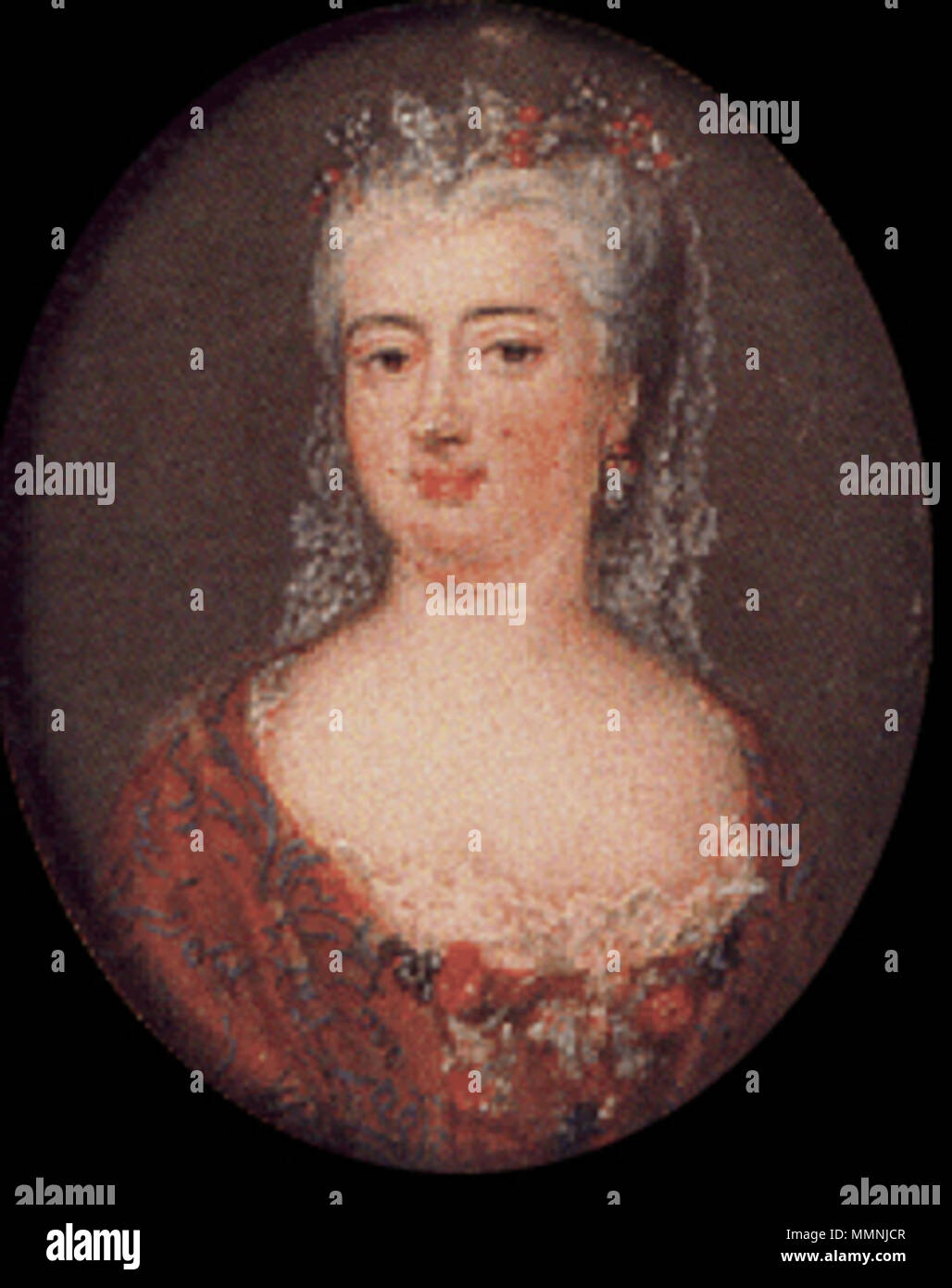 Wilhelmine von Grävenitz Foto Stock