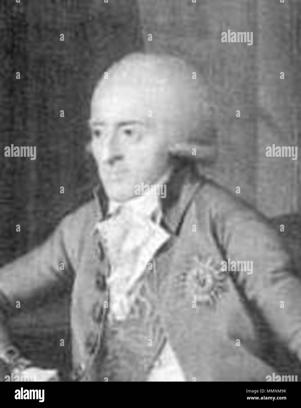 . Deutsch: Friedrich von Dänemark (1753-1805): inglese Frederick, principe ereditario di Danimarca (dettaglio di un ritratto della famiglia del Principe Federico di Danimarca) . circa 1790. 1753 Frederik Foto Stock