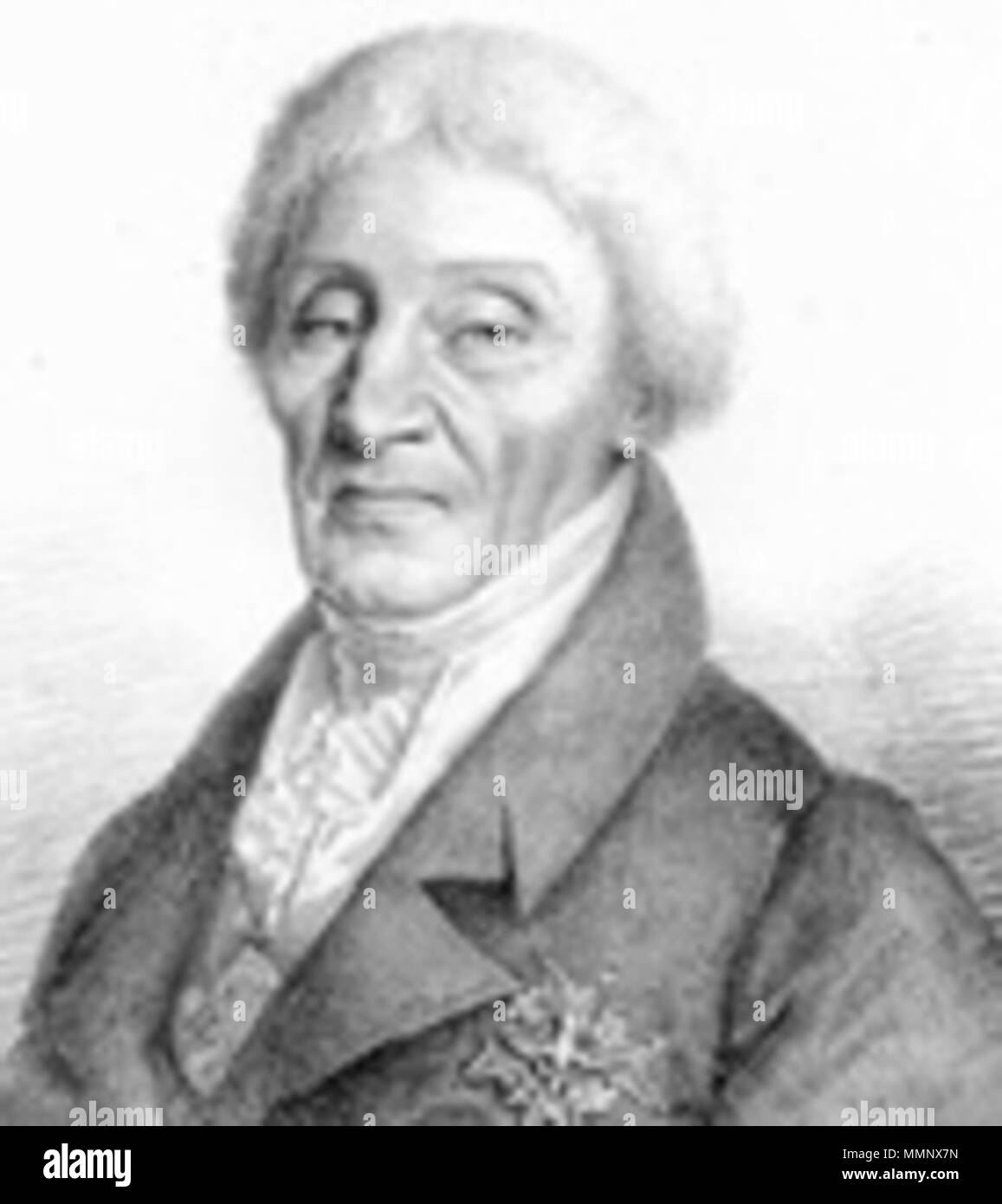 13 del XIX secolo il disegno di Pierre Marc Gaston de Levis, duca di Levis Foto Stock