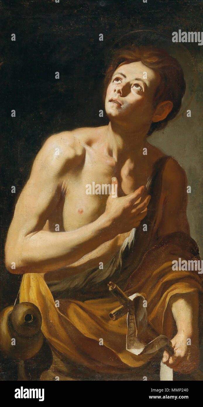 Hendrick de Somer (attr.) - I giovani di San Giovanni Battista Foto Stock