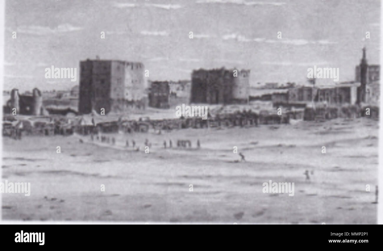 37 Alessandria in Description de l'Egypte Foto Stock