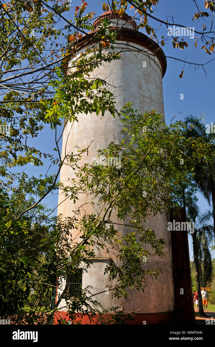 Faro lato Argentino di Iguassu Falls National Park, Puerto Iguazú, in Argentina Foto Stock