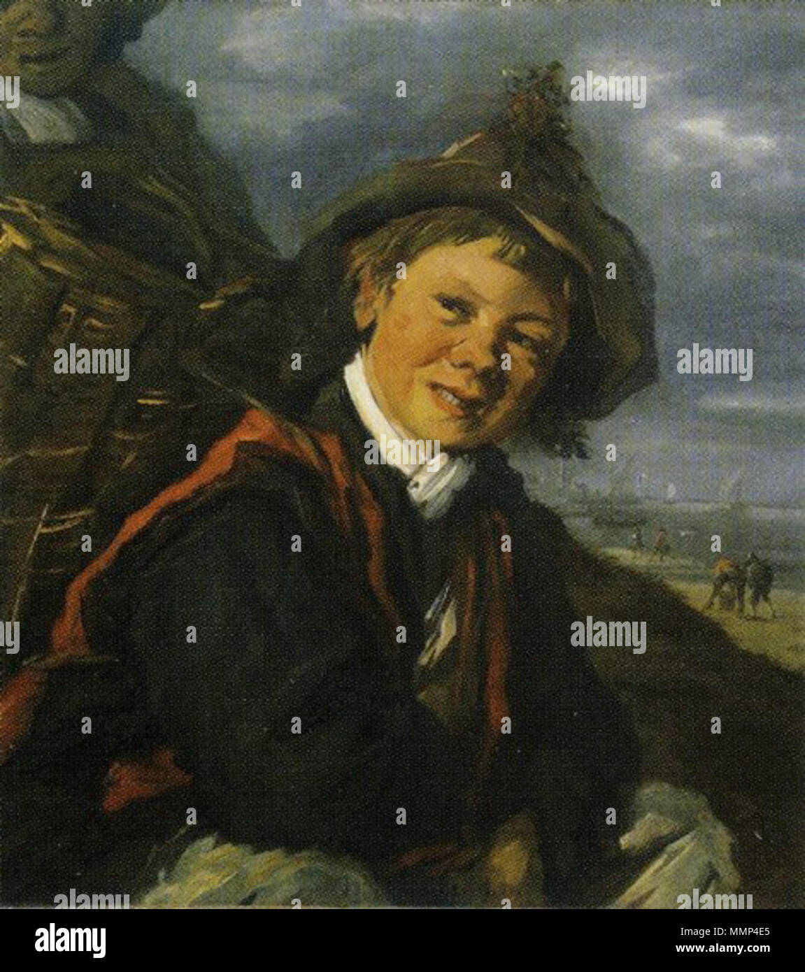 . Inglese: Possibile del XIX secolo copia di fisherboy in maniera di Frans Hals Il Fisherboy. Tra il 1635 e il 1640. Dopo Frans Hals - Fisherboy - Allentown Art Museum Foto Stock