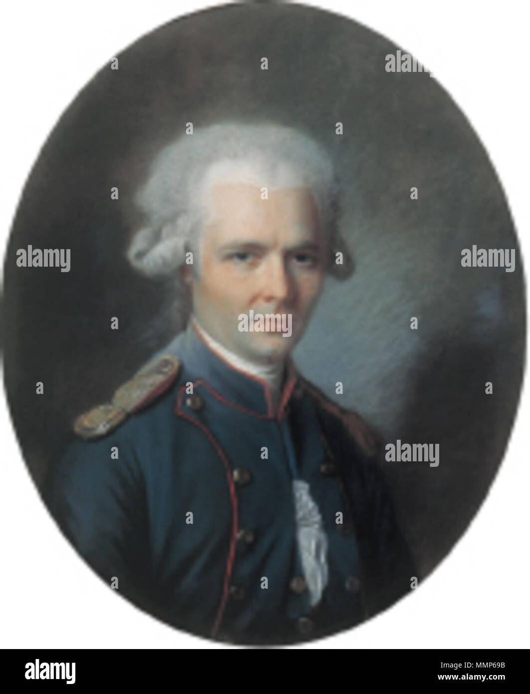 Inglese: Monsieur Choderlos de Laclos (1741-1803), scrittore Français : Monsieur Choderlos de Laclos (1741-1803), écrivain ???????: ????? ??????? ?? ????? (1741-1803), ???????? . Il XVIII secolo. Laclos Foto Stock