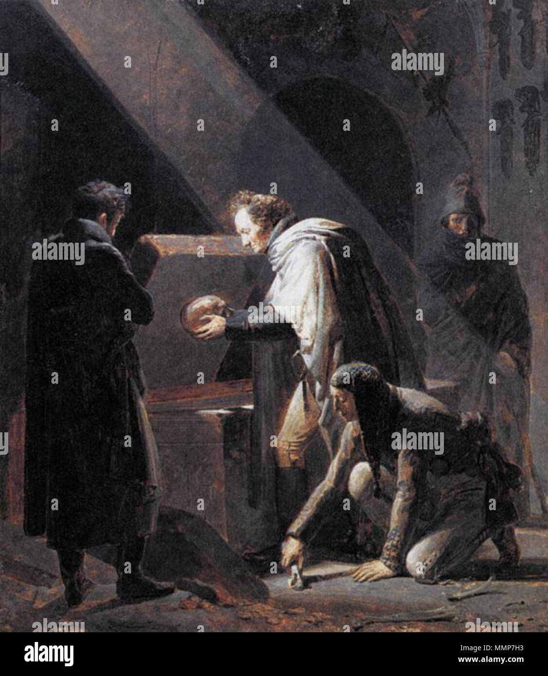Alexandre-Évariste Fragonard - Vivant Denon Sostituzione El Cid rimane nelle loro tombe - WGA08045 Foto Stock