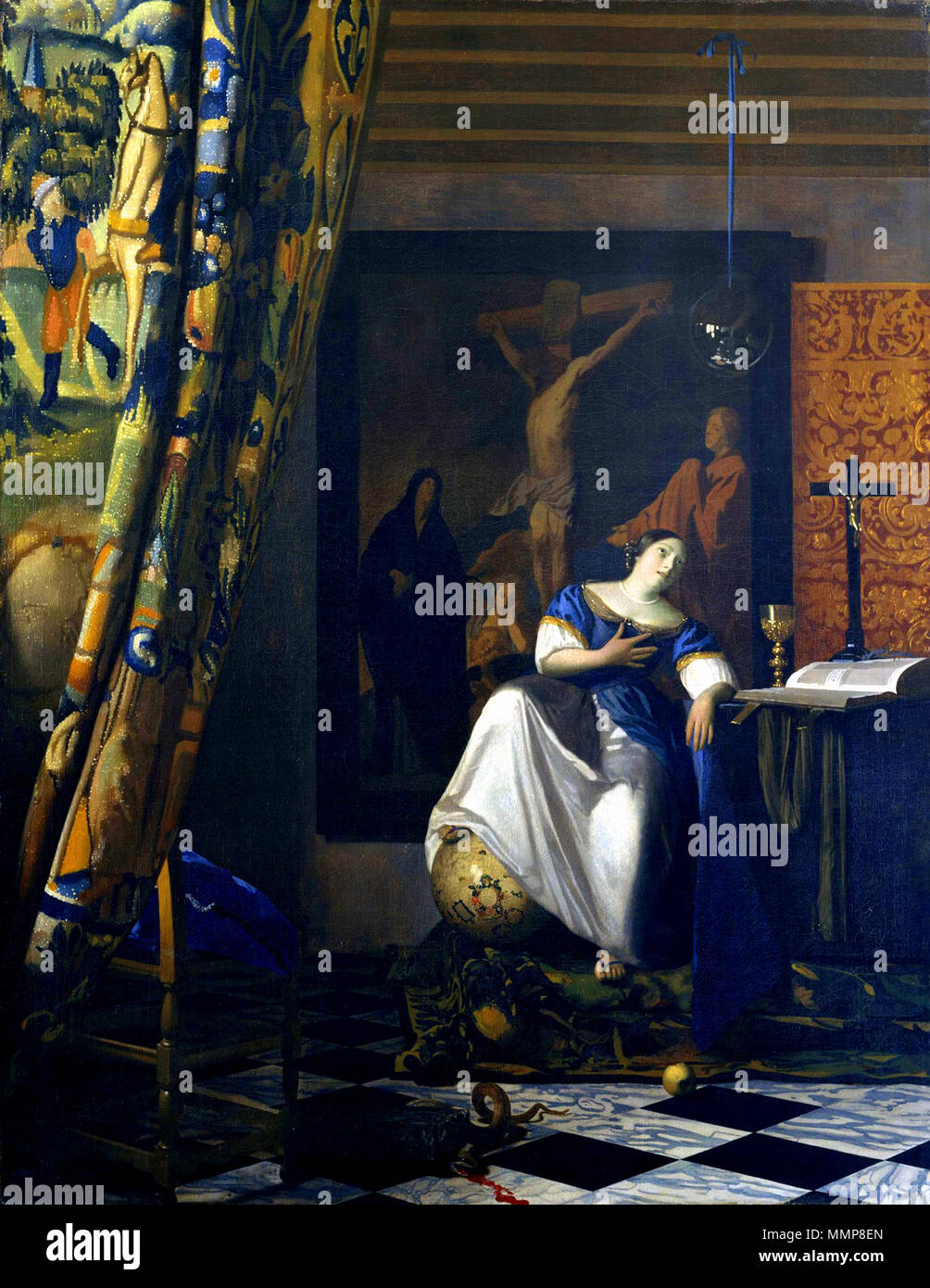 Allegoria della fede cattolica Foto Stock