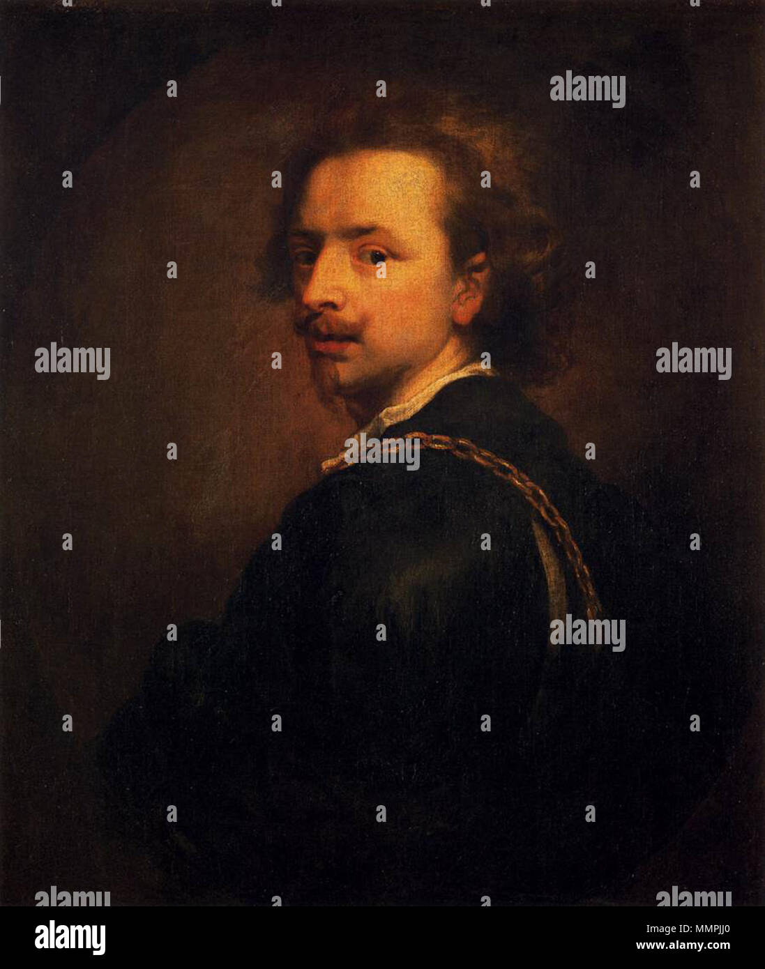 Self-portrait. circa 1632. Anthony van Dyck - autoritratto - WGA07406 Foto Stock