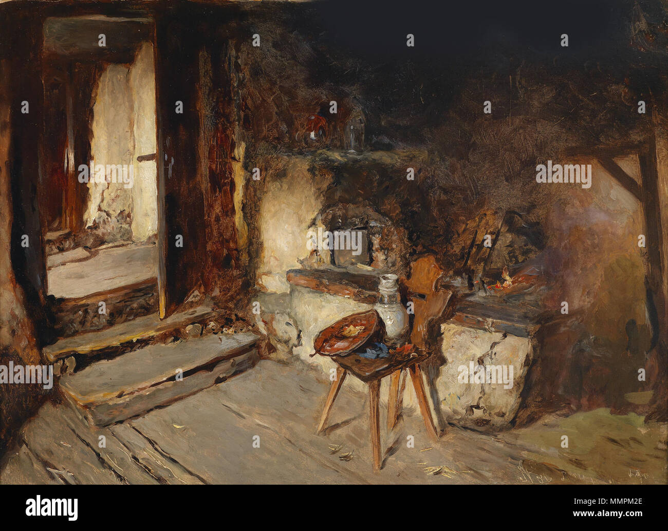 Anton Schrödl Rauchkuchl Foto Stock