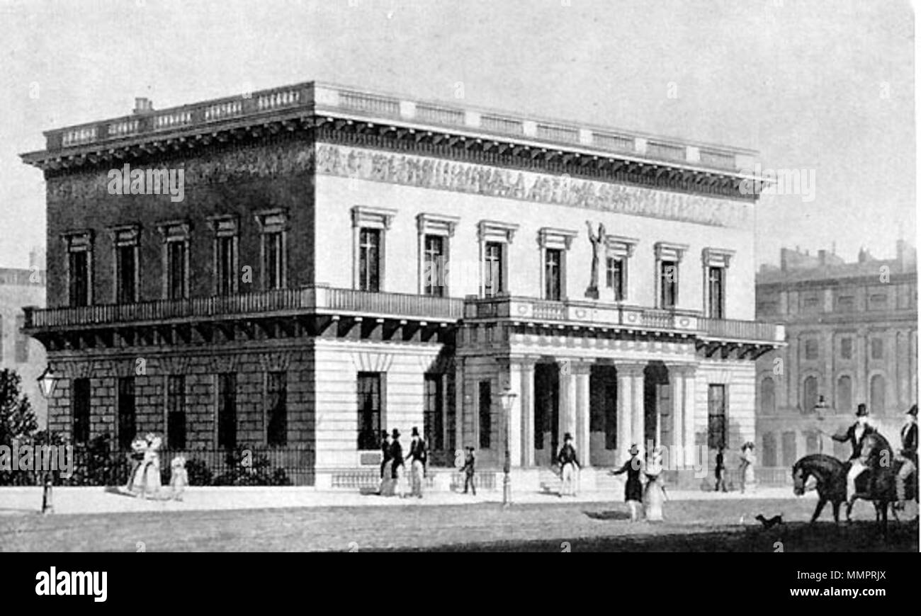 Inglese Athenaeum Club Di Londra Nel 10 Incisi Da James Tingle 1801 1858 Da Un Studio