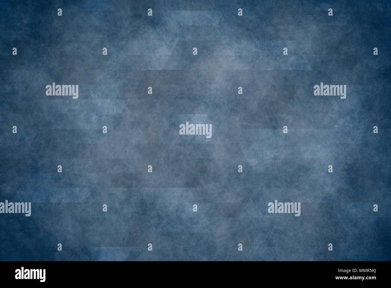 Blu texture geometrica o vintage sfondo grunge Foto Stock