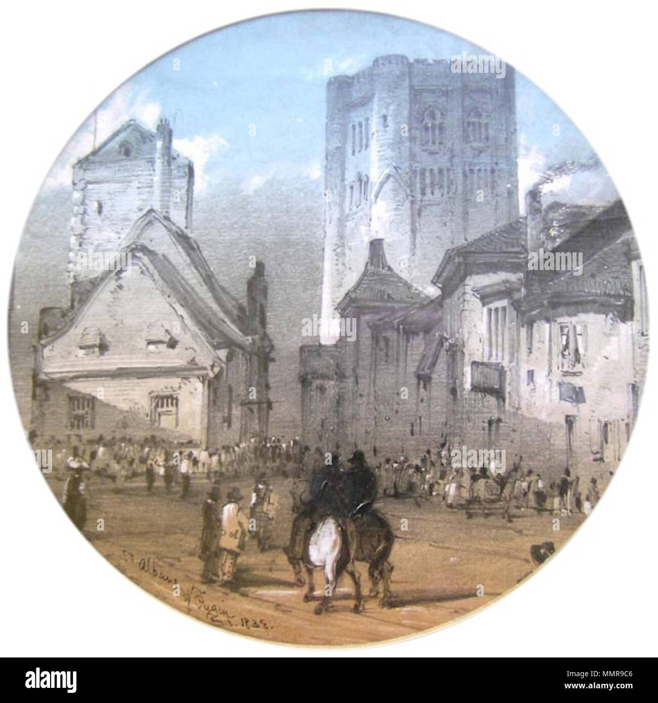 . Schizzo di St Albans piazza del mercato a Hertfordshire . 1838. Augustus Pugin (1812-1852) nomi alternativi Augustus Welby Northmore Pugin; A. W. N. Descrizione Pugin architetto britannico Data di nascita e morte 1 Marzo 1812 14 Settembre 1852 Luogo di nascita e morte Bloomsbury Ramsgate competente controllo : Q313288 VIAF:?ISNI 17247761:?0000 0000 8096 1987 ULAN:?500008414 LCCN:?n50027100 NLA:?35435757 WorldCat Augustus Welby Northmore Pugin01 Foto Stock . Schizzo di St Albans piazza del mercato a Hertfordshire . 1838. Augustus Pugin (1812-1852) nomi alternativi Augustus Welby Northmore Pugin; A. W. N. Descrizione Pugin architetto britannico Data di nascita e morte 1 Marzo 1812 14 Settembre 1852 Luogo di nascita e morte Bloomsbury Ramsgate competente controllo : Q313288 VIAF:?ISNI 17247761:?0000 0000 8096 1987 ULAN:?500008414 LCCN:?n50027100 NLA:?35435757 WorldCat Augustus Welby Northmore Pugin01 Foto Stock