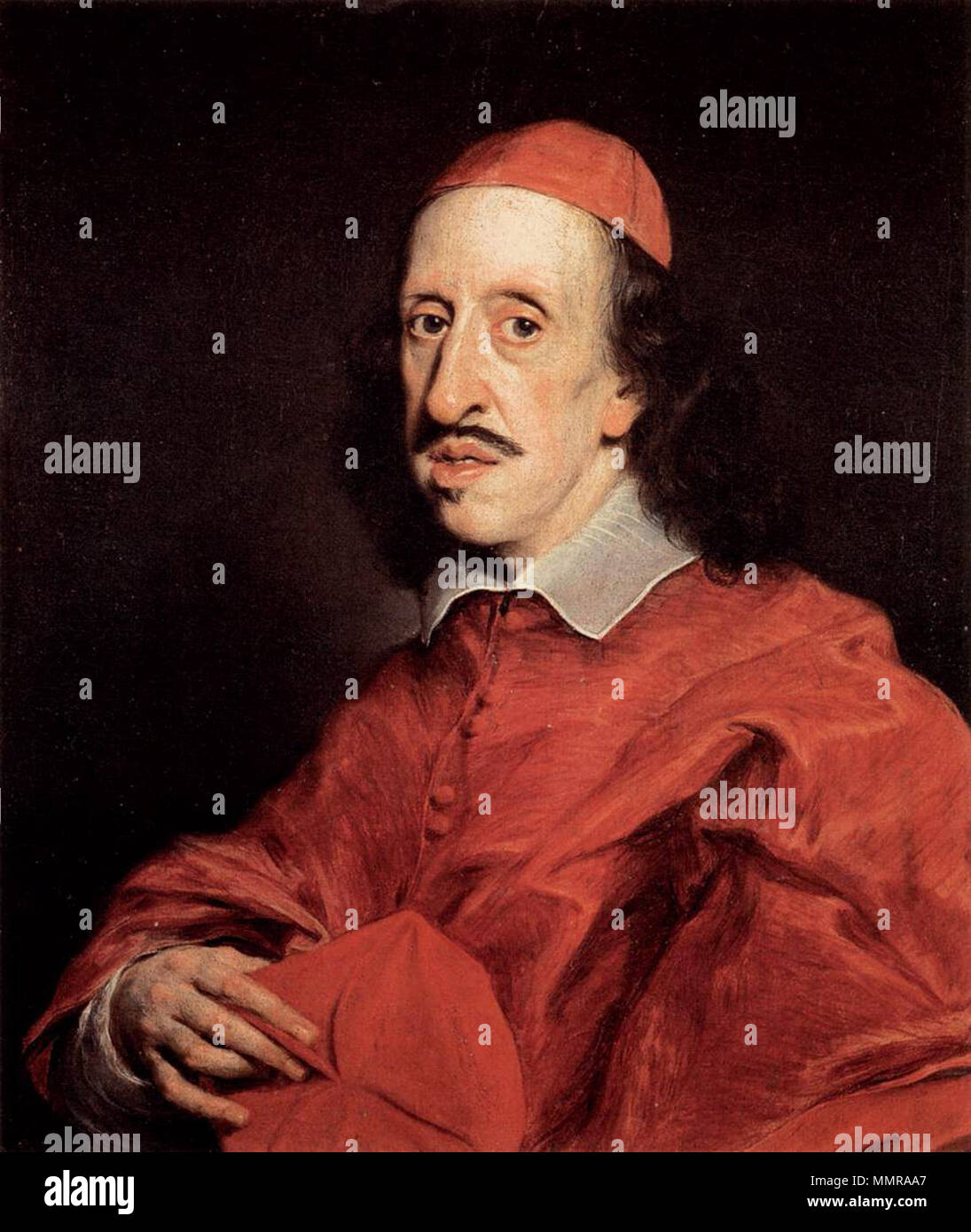 Inglese: il cardinale Leopoldo de' Medici . circa 1667. Baciccio - Il cardinale Leopoldo de' Medici - WGA01115 Foto Stock