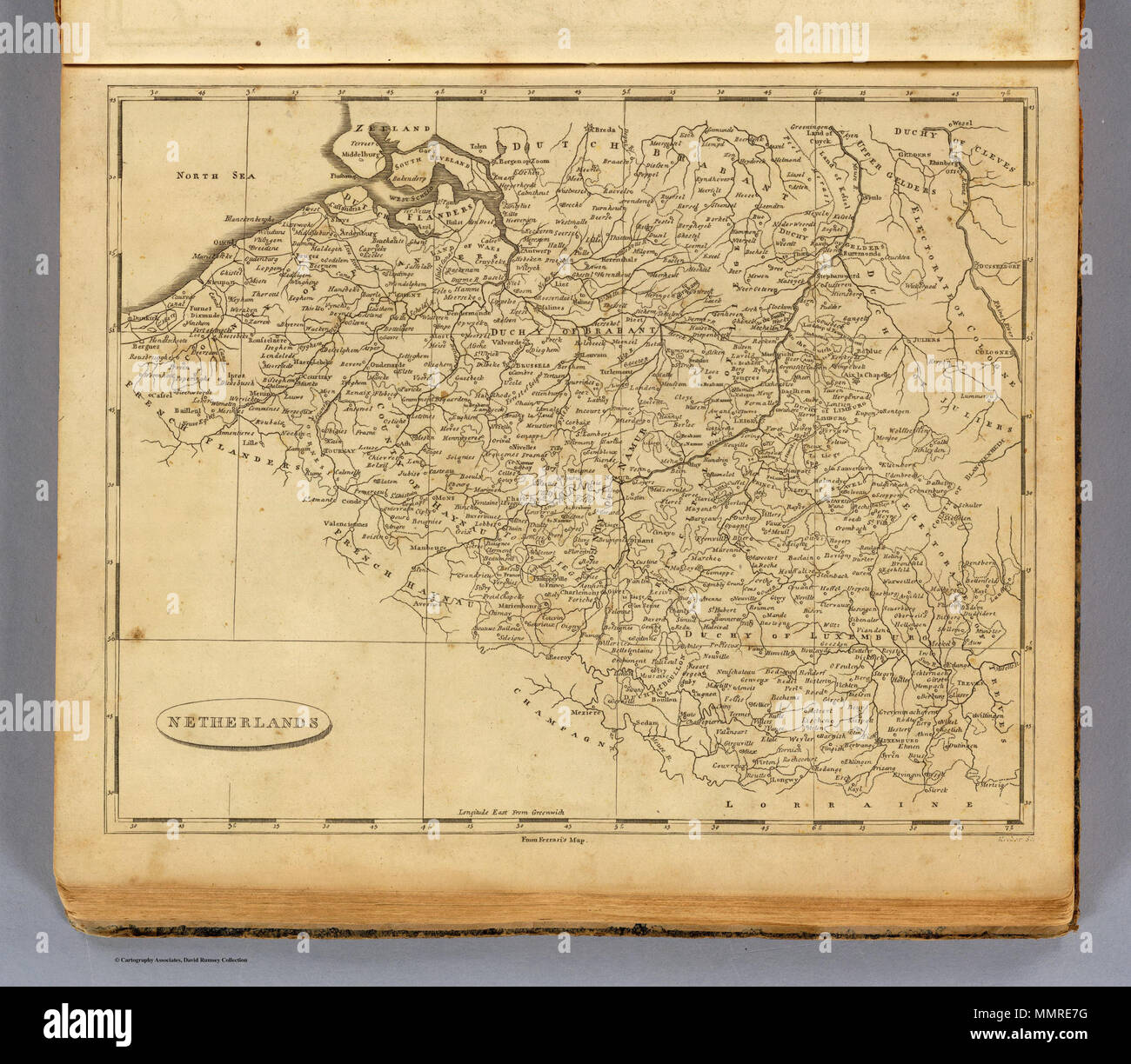 . Inglese: Belgio, mappa vecchia.jpg, 1812 . 1812. Arrowsmith, Aaron; Lewis, Samuel Belgio, mappa vecchia Foto Stock