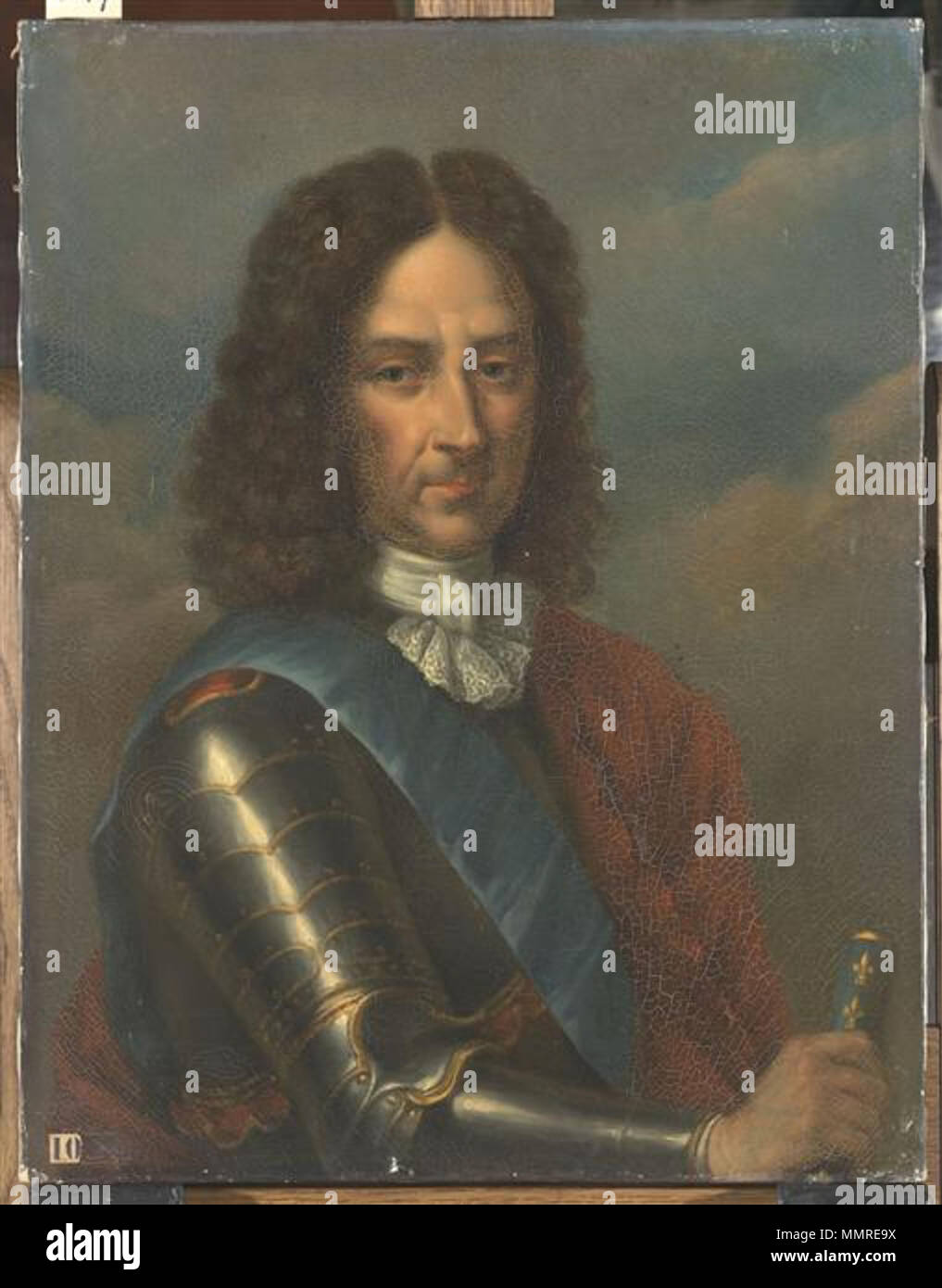 Français : Bernardin Gigault de Bellefonds (1630-1694), maréchal de France . 1844 (commissionato da Louis Philippe I). Bellefonds, MARECHAL Foto Stock