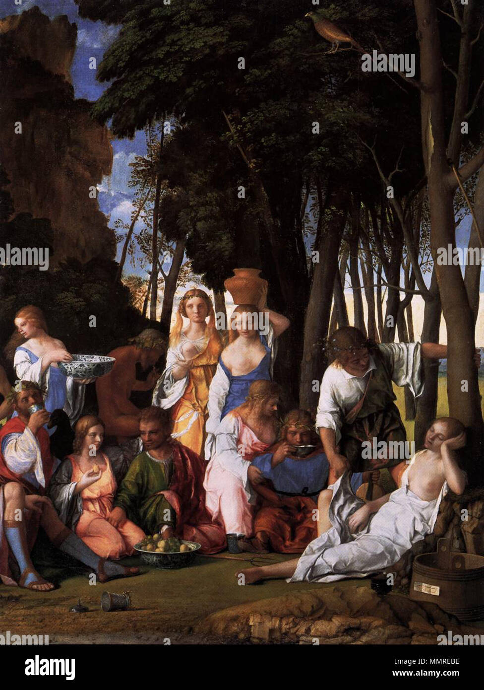 Inglese La Festa degli dèi Italiano Il festino degli dei . 1514