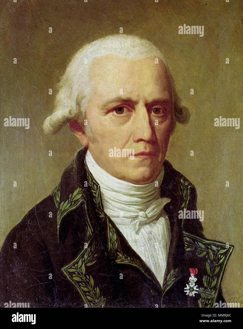 Inglese: Jean-Baptiste de Monet Chevalier de Lamarck (1744-1829) . tra il 1802 e il 1803. Giovanni Battista de Lamarck Foto Stock