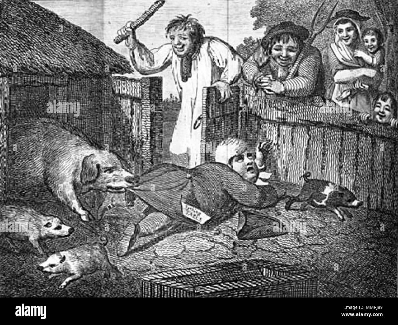 Inglese Blake Per Lo Scherzo Della Rivista 1784 Bw Tythe In