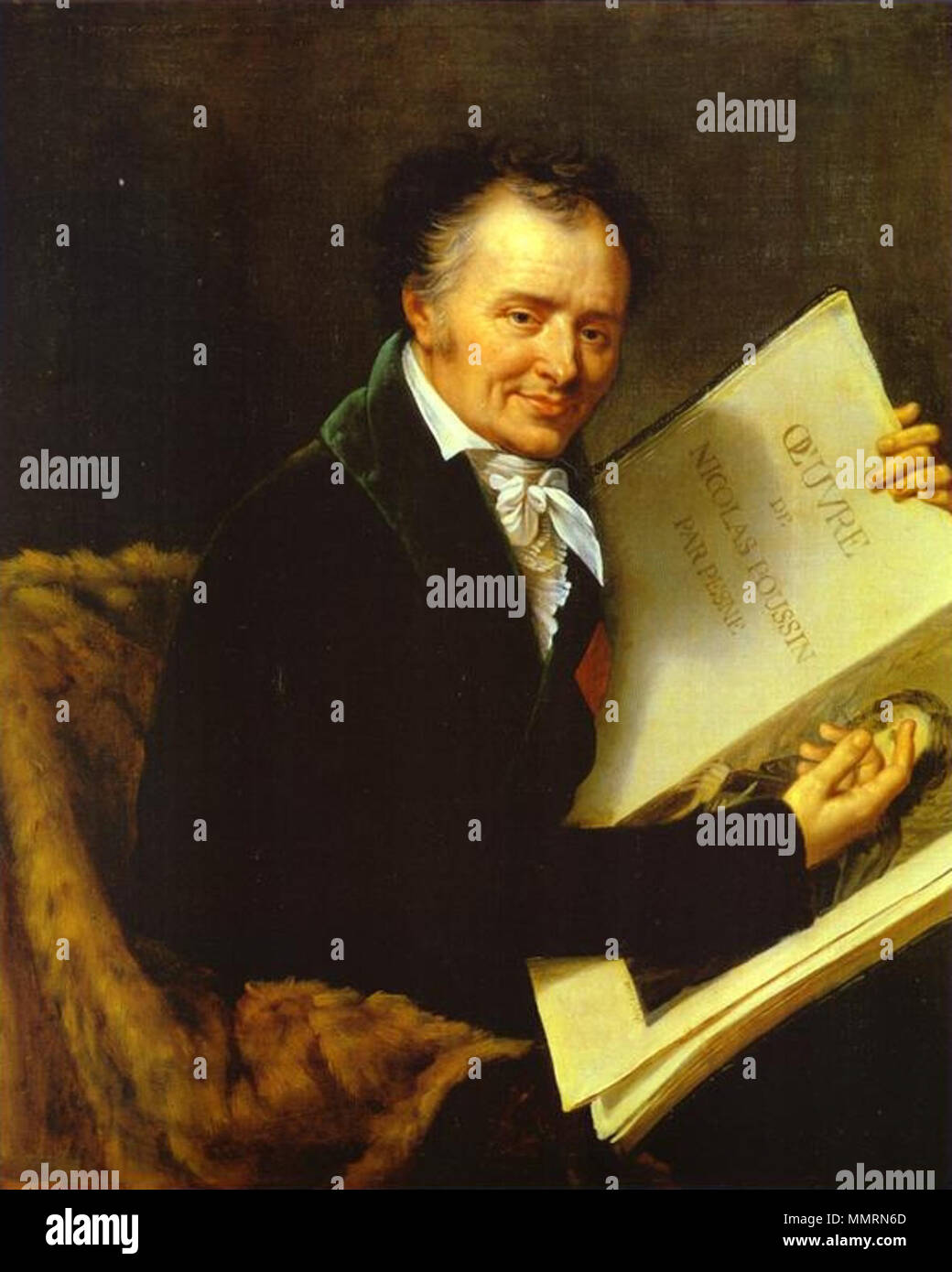 . Incisore francese Vivant Denon (1747-1825) Ritratto di Vivant Denon. 1808. Vivant Denon Foto Stock