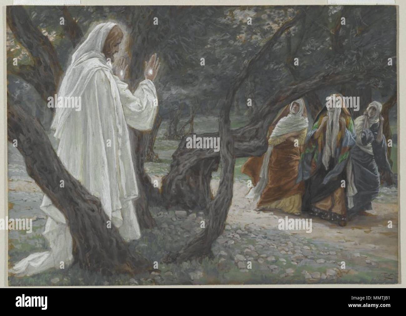 Il Brooklyn Museum - Gesù appare alle sante donne (apparizione de Jésus aux saintes femmes) - James Tissot Foto Stock