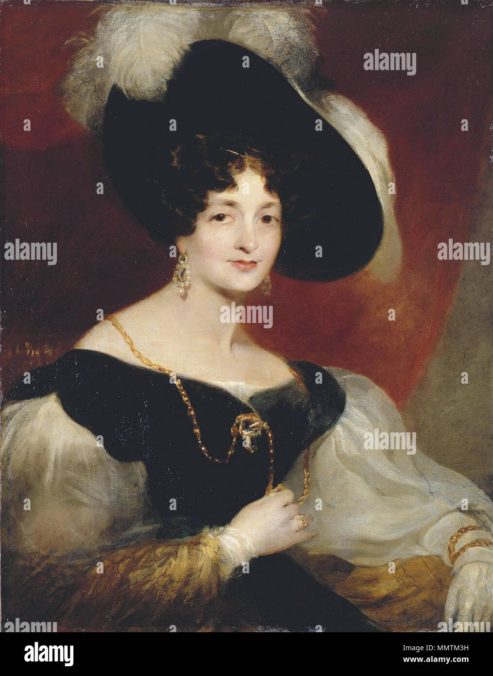 . Ritratto di Victoria, duchessa di Kent Victoria, duchessa di Kent (1788-1861). 1832. Victoria di Sassonia Coburgo - Gotha-Saalfeld - Rothwell 1832 Foto Stock