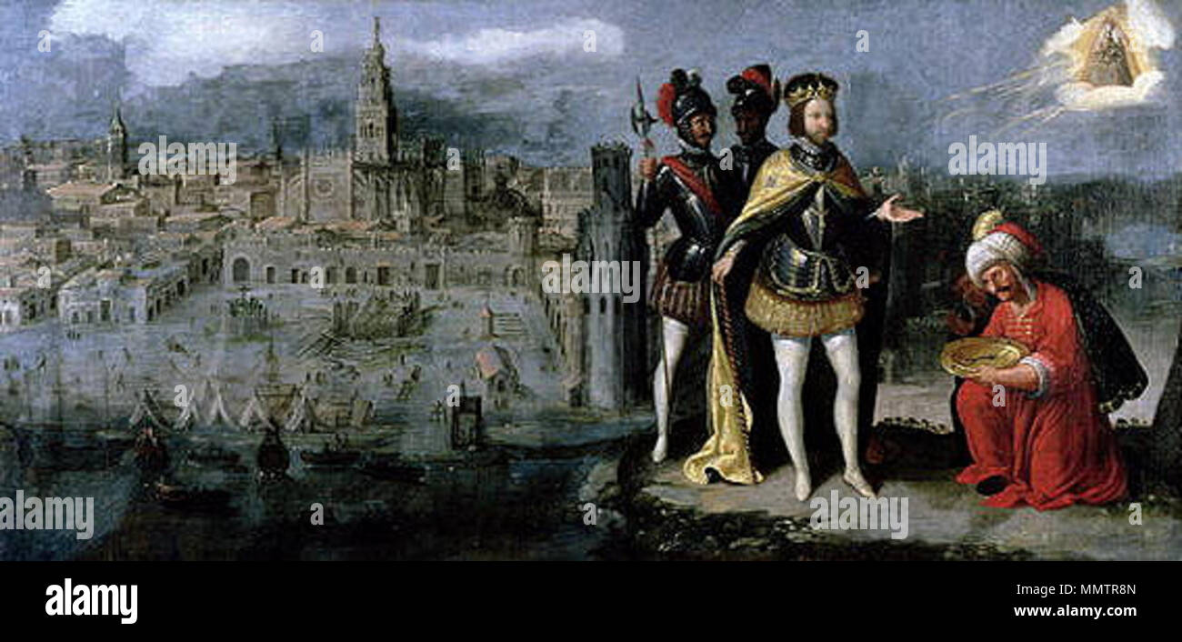 Acquisire de Séville par Ferdinando III Foto Stock