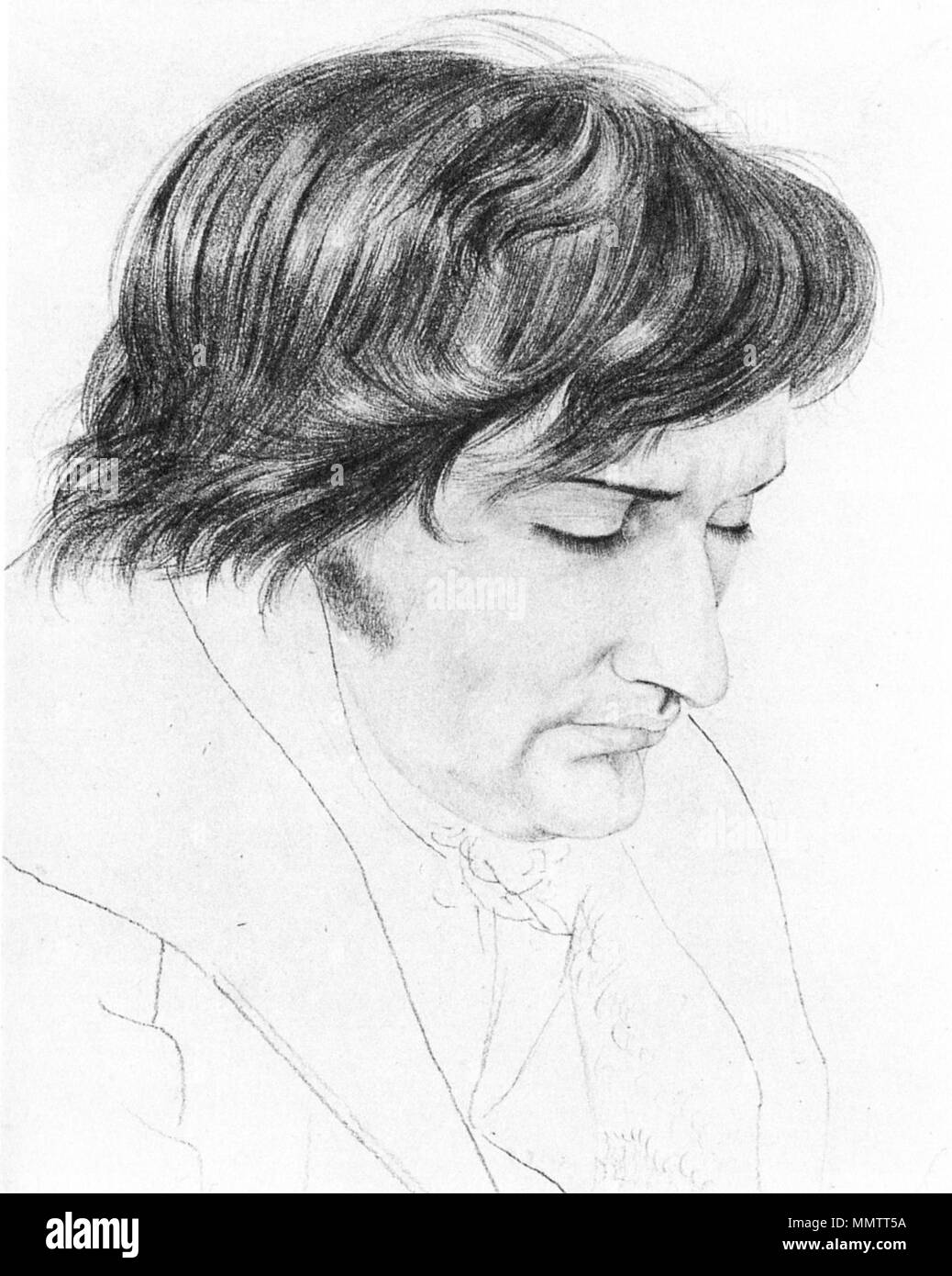 Friedrich Wilhelm von Schadow. 1818. Carl Philipp Fohr - Friedrich Wilhelm von Schadow 1818 Foto Stock