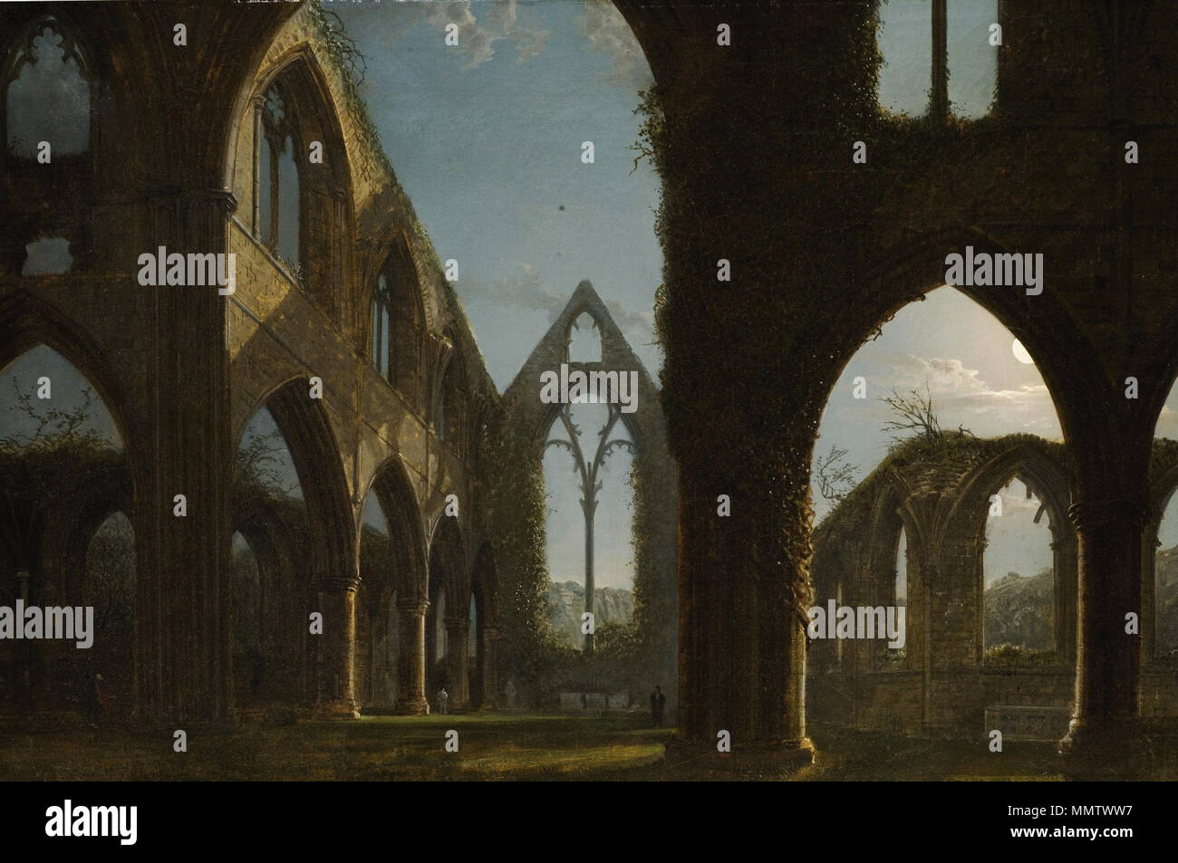 Tintern Abbey. Data sconosciuta. Carl Gustav Carus - Abbazia di Tintern Foto Stock