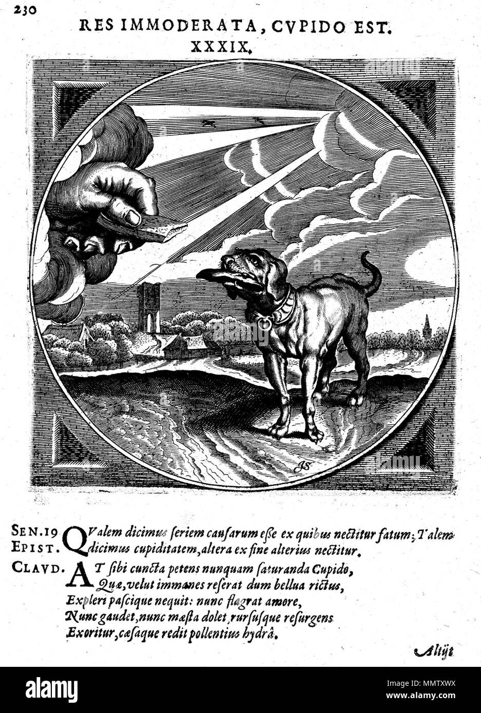 . Inglese: emblema da 'Sinn- en Minne-beelden' (senso- e l'amore-immagini), un libro con le insegne di Jacob gatti, cura nei Paesi Bassi 1627. Deutsch: emblema aus 'Sinn- en Minnebeelden' (Sinn- und Liebesbilder), Einem Emblembuch von Jacob Gatti, 1627. . 1627. Giacobbe Gatti (1741-1799) nomi alternativi Giacobbe ii gatti; Giacobbe Gatti (1741-1799); J. Gatti; jakob gatti; Giacobbe gatti Descrizione disegnatore olandese, incisore, pittore e insegnante di arte Data di nascita e morte 11 Giugno 1741 9 Novembre 1799 Luogo di nascita e morte di Altona Amsterdam periodo di lavoro tra circa 1756 e circa 1799 sede di lavoro Am Foto Stock