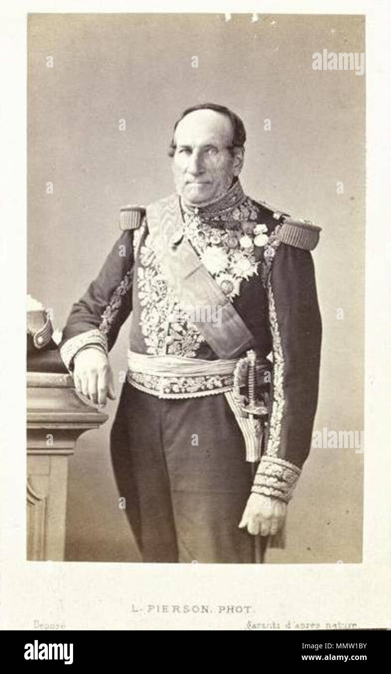 Français : L'amiral Charner (1797-1869) . 19e siècle. Pierson Pierre Louis (1822-1913) - L'amiral Charner (1797-1869) Foto Stock