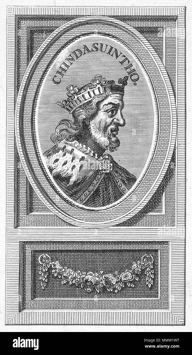 . Español: Chindasvinto o Chindasuintho (563? - 653), Rey de los visigodos (642 - 653) . 1684[1]. Arnold van Westerhout (1651-1725) nomi alternativi Arnold van Westerhout; Arnoldo van Westerhout; Arnaldo van Westerhout; Arnoldo; Westerhout Descrizione pittore fiammingo e printmaker Data di nascita e morte 1651 1725 Luogo di nascita e morte Anversa Roma sede di lavoro Praga; Anversa (1665 - 1675); Roma (1680 - 1688); Firenze (1688 - 1692); Roma (1692 - 1725) Autorità di controllo : Q18511480 VIAF:?ISNI 10120097:?0000 0001 0869 5271 ULAN:?500120165 LCCN:?n79148543 NLA:?44570048 WorldCat Ch Foto Stock