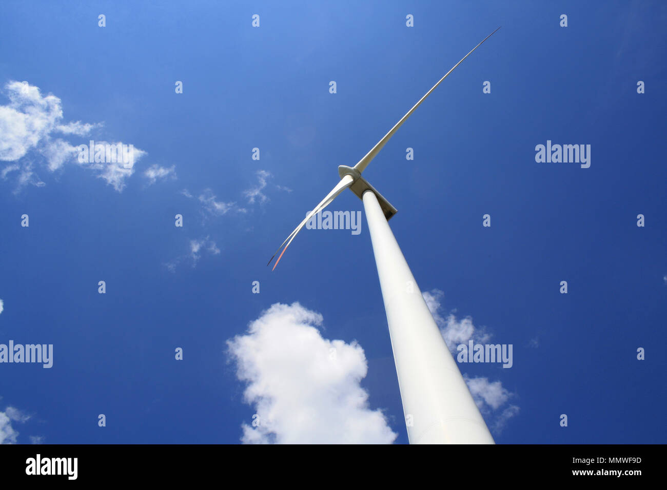 Impianto eolico Foto Stock