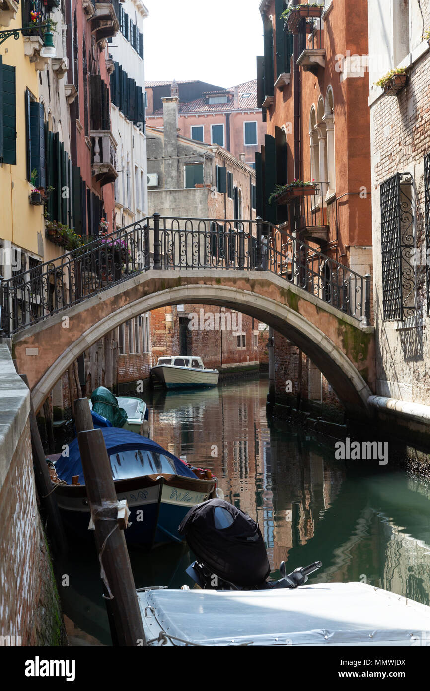 Bridge, Calle Agnello, Venezia, Italia Foto Stock