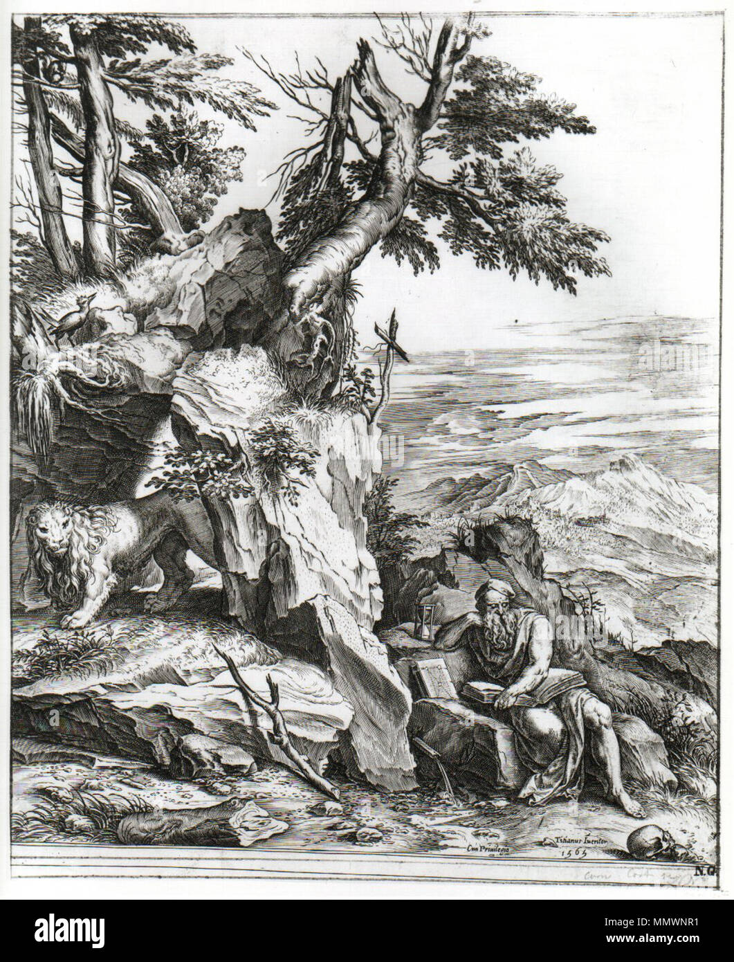 . Nederlands: rotocalco: Titiaan(?) . 1565. Cornelis Cort (1533-1578) nomi alternativi Cornelio, Cornelius Curtius olandese Descrizione incisore e disegnatore Data di nascita e morte 1533 (?) prima del 17 marzo 1578 Luogo di nascita e morte Hoorn o Edam Roma sede di lavoro Haarlem (1550-1560), il nord dei Paesi Bassi (1560-1565), Venezia (1565-1566), Roma (1566-1569), Firenze (1569-1571), Venezia (1571-1572), Roma (1572-marzo 1573) Autorità di controllo : Q167220 VIAF:?ISNI 41881774:?0000 0000 8120 3387 ULAN:?500011556 LCCN:?nr95000677 WGA:?CORT, Cornelis WorldCat Cornelis Cort 1565 Foto Stock