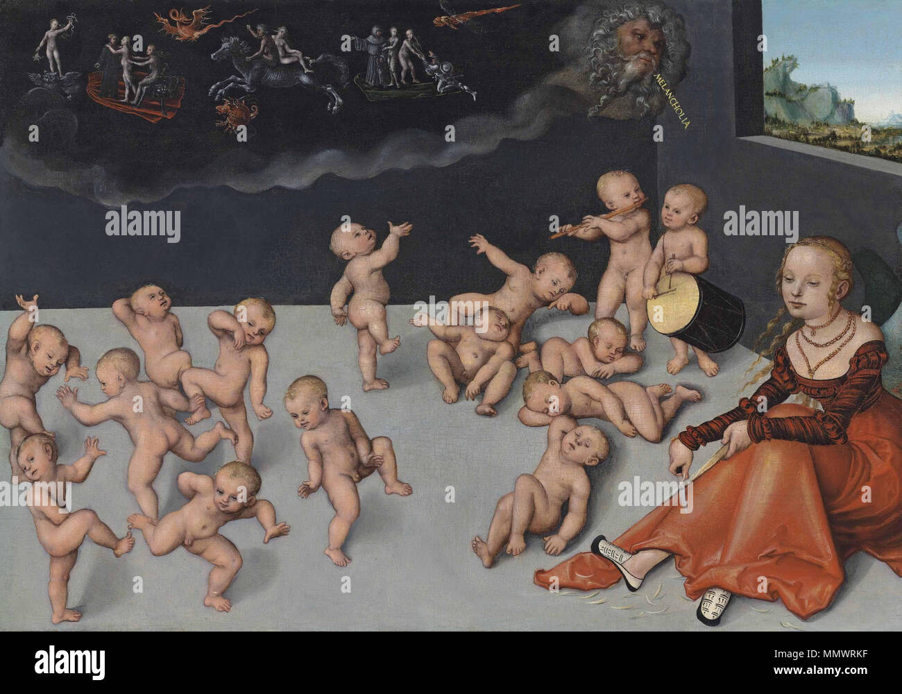Lucas Cranach d.Ä. - Malinconia Foto Stock