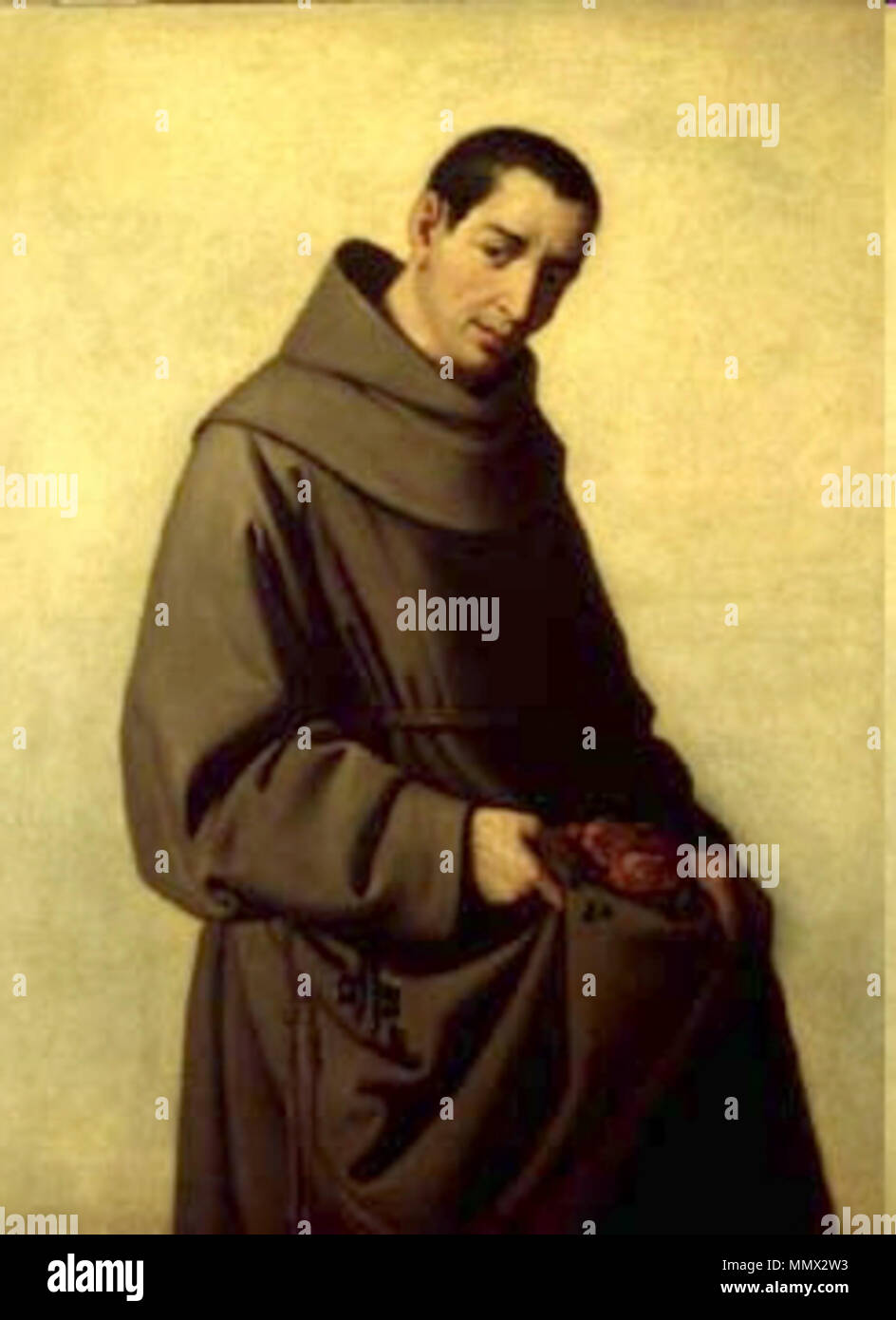. Didacus di Alcalá . tra 1651 e 1653. Francisco de Zurbarán (1598-1664) Descrizione pittore spagnolo Data di nascita e morte 7 Novembre 1598 27 agosto 1664 Luogo di nascita e morte di Fuente de Cantos (Estremadura). Madrid la posizione di lavoro di Siviglia, Llerena, Madrid competente controllo : Q209615 VIAF:?ISNI 51713298:?0000 0000 10.600 9396 ULAN:?500001984 LCCN:?n50015926 NLA:?35628170 WorldCat Diegoalcala Foto Stock
